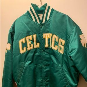 Vintage Celtics Starter Windbreaker Large (Worn)